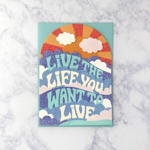 🆕Papyrus “Live The Life..” Birthday Greeting Card